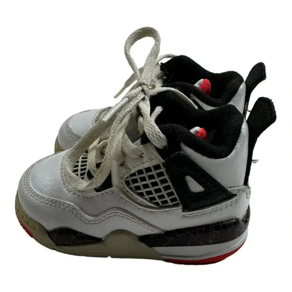 Nike Air Jordan 4 Retro Flight Nostalgia Toddler Shoes  - Picture 9 of 10